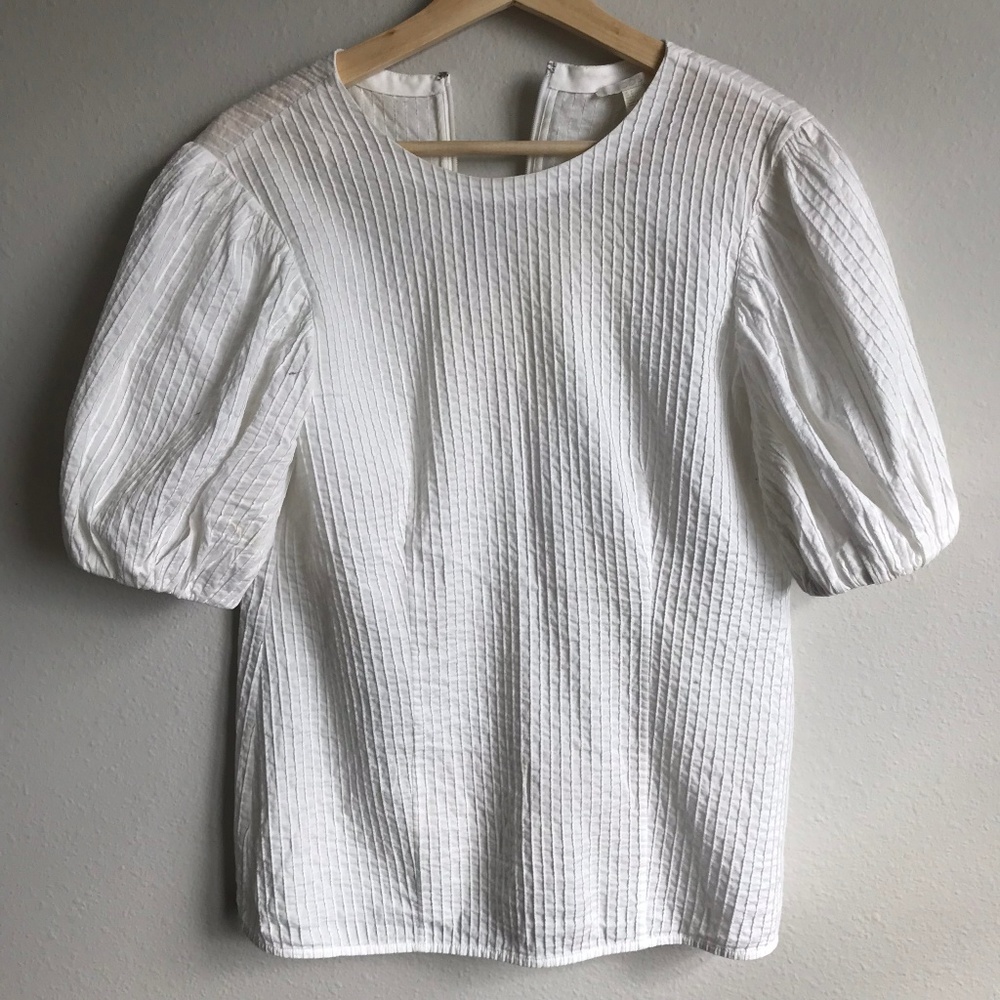 COS Textured Stripe Blouse